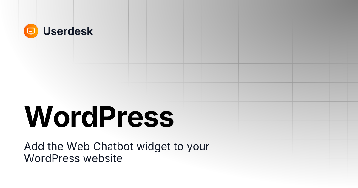 WordPress | Userdesk